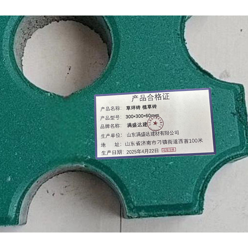 满盛达建 草坪砖 植草砖 300*300*60mm 块高清大图