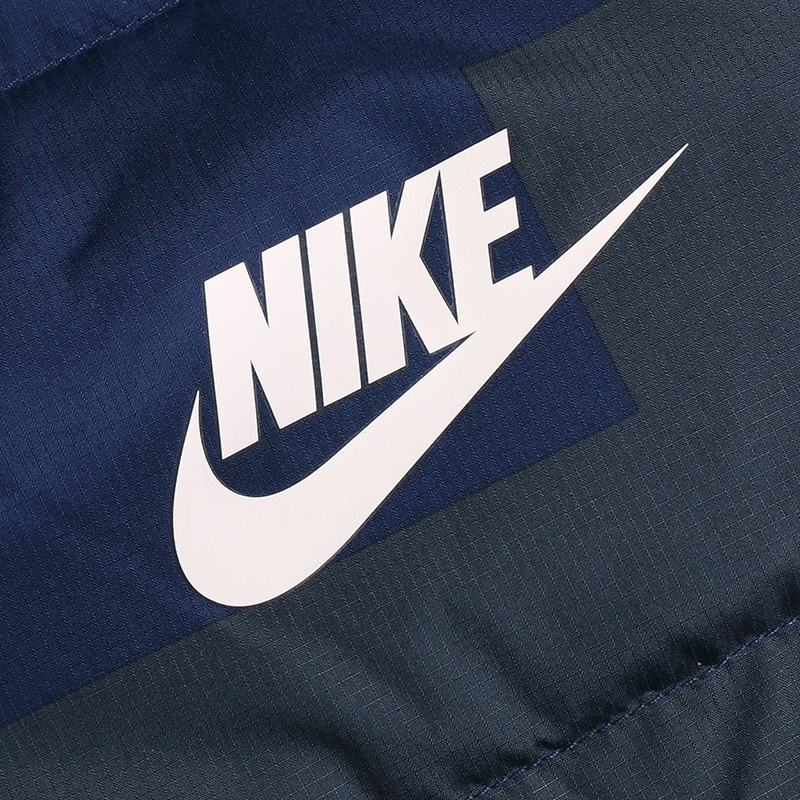 耐克(NIKE)男冬季保暖防风鸭绒衣连帽羽绒服 863790-497