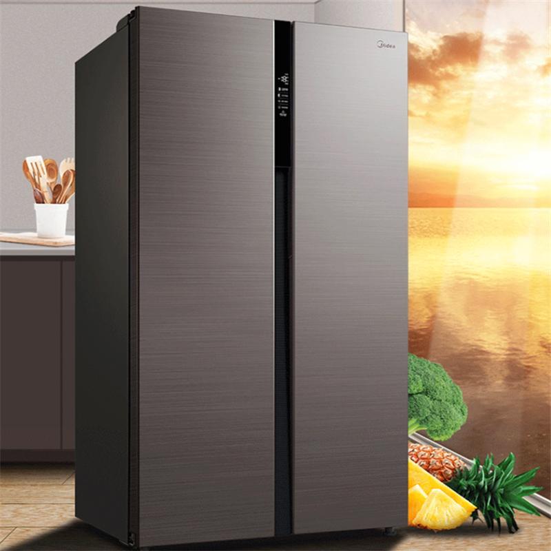 美的(Midea) 美的BCD-552WKPM 风冷无霜变频节能大容量对开门冰箱