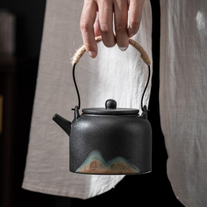 苏氏陶瓷(SUSHI CERAMICS) J0486远山提梁壶 350ml (单位:盒)