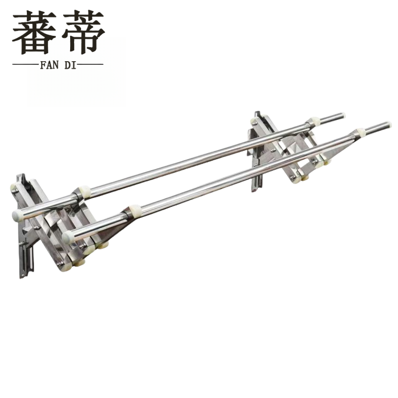 蕃蒂伸缩晾衣架两杆个