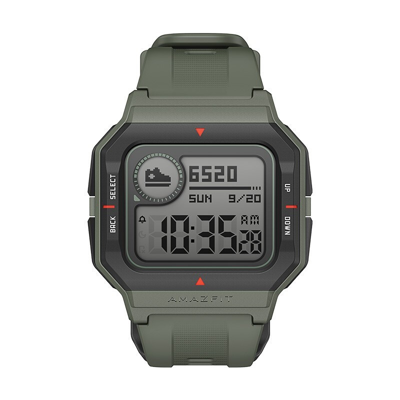 小米Amazfit NEO 采用防震的外型设计 50米防水 日常续航28天