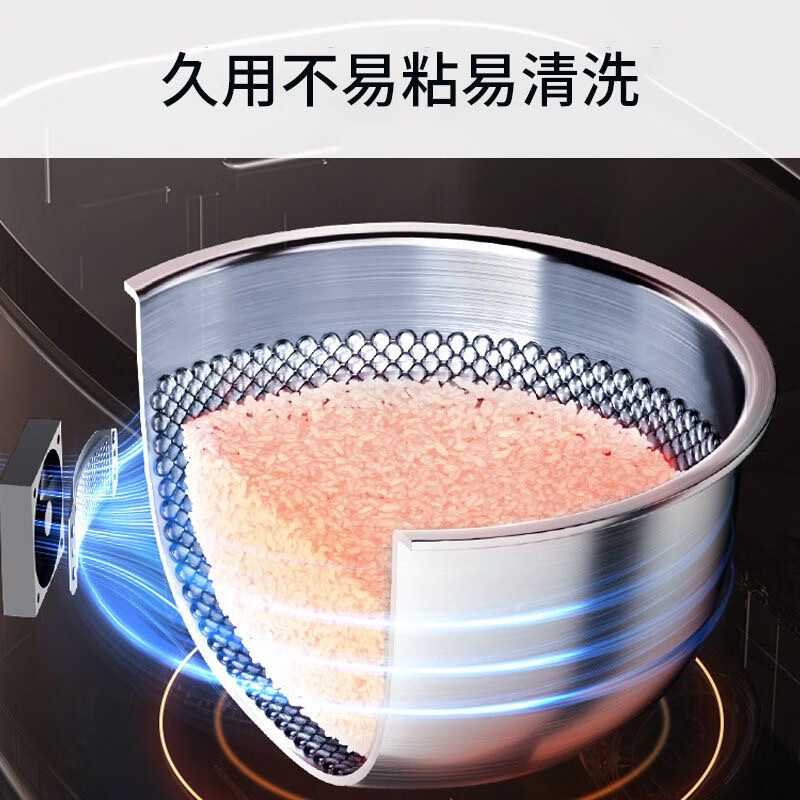 九阳(Joyoung)40N1 不锈钢内胆1200W电饭煲4L高清大图