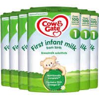 [新效期2026年2月后]保税直发原装进口英国COW&GATE牛栏1段婴幼儿奶粉(0-6个月)800g/罐