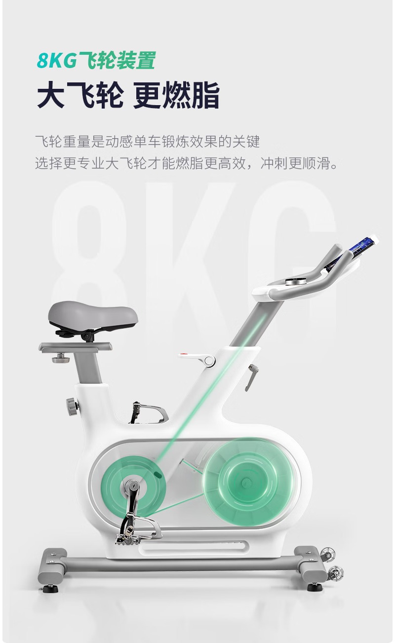 麦瑞克(MERACH)动感单车家用智能调阻运动健身器材室内静音自行车 绝影ONE