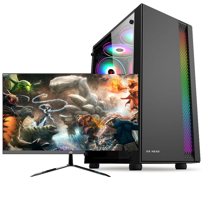 铭能 i9级18核2686V4/RTX3070/RX6600XT独显/64G内存/1T固态 台式电脑 台式机 电脑主机 组装电脑家用办公设计学生直播吃鸡游戏台式组装机+21.5英寸