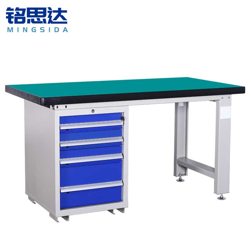 铭思达重型钳工操作台1.5米四抽张