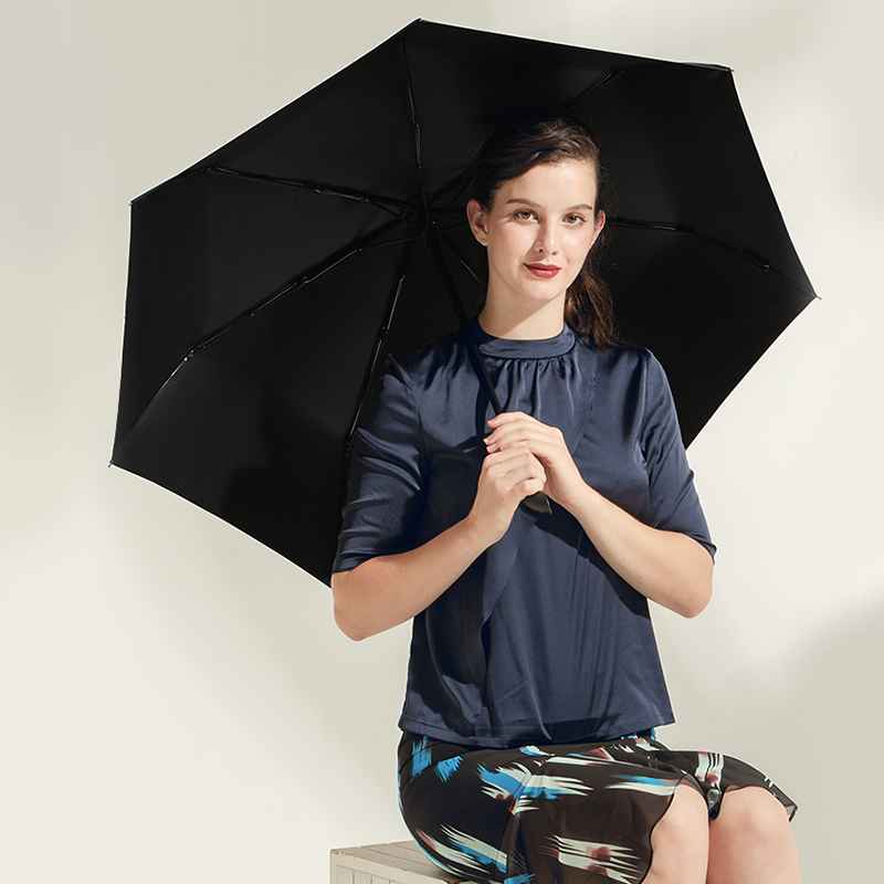 乐拼购其他品牌雨衣雨伞太阳伞赛维纳太阳伞小巧黑胶遮阳伞女防晒防