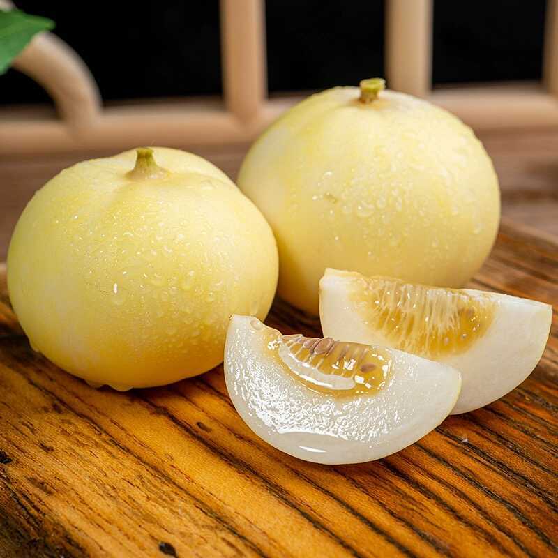[西沛生鲜]星甜蜜罐甜瓜 净重3斤高清大图