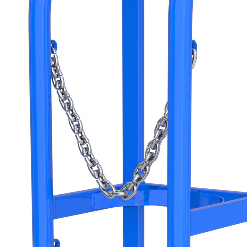 臻远ZY-J31氧气瓶固定架氮气罐氩气存放架 80L双瓶架高清大图