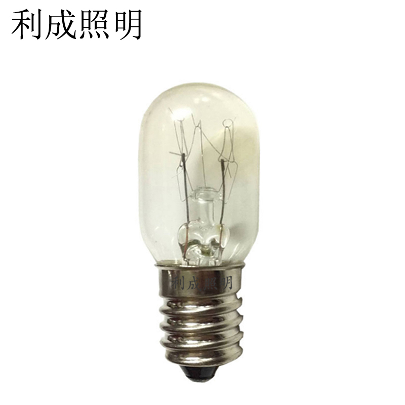 利成照明 指示灯泡闸板泡（钨丝灯泡,锥形电源指示灯泡）E14螺口 AC/DC110V 15W 个