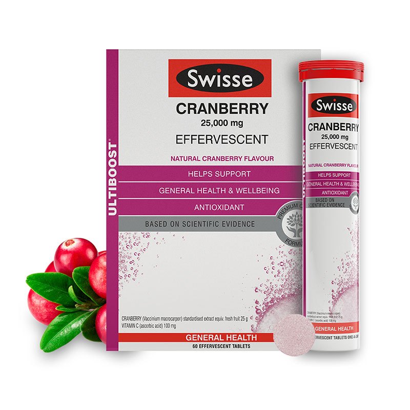 WQSC Swisse蔓越莓泡腾片（固体饮料）60片