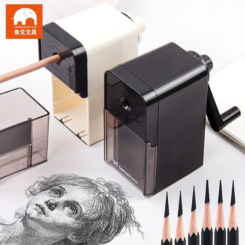 天文素描削笔器卷笔刀美术生专业手动卷笔刀炭笔长芯旋笔刀学生用视频