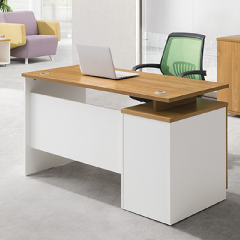 瑞丰杰14米办公桌简约现代电脑桌免漆板环保写字台1400x700x760mmrjd