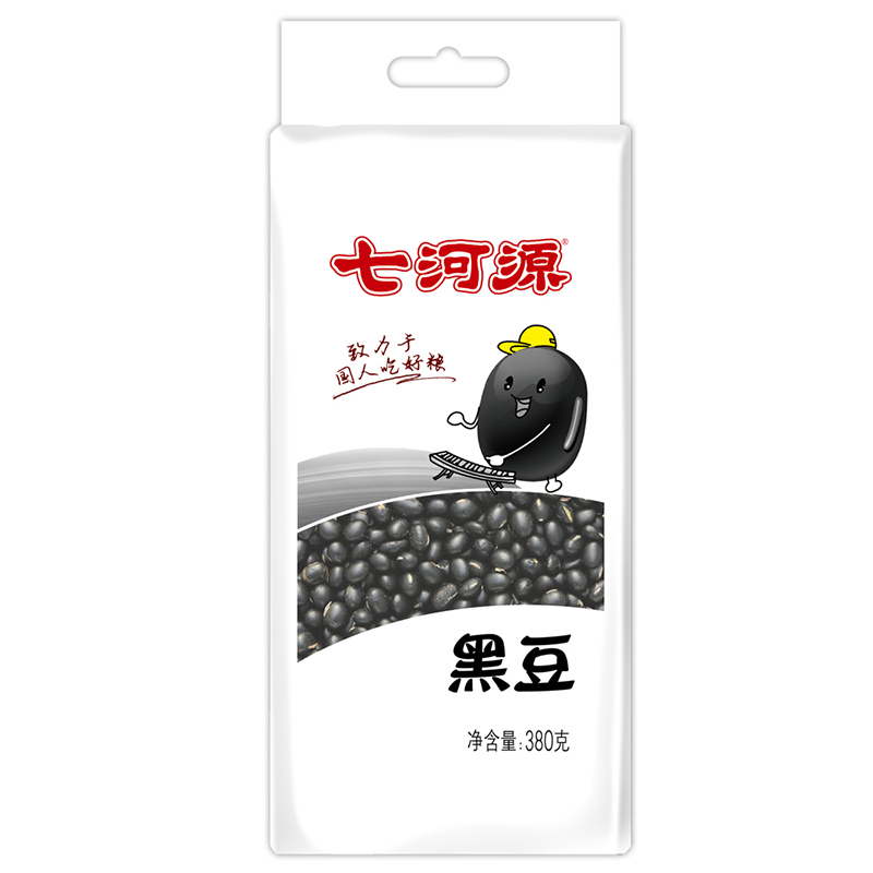 七河源 黑豆380g 真空装 豆浆豆
