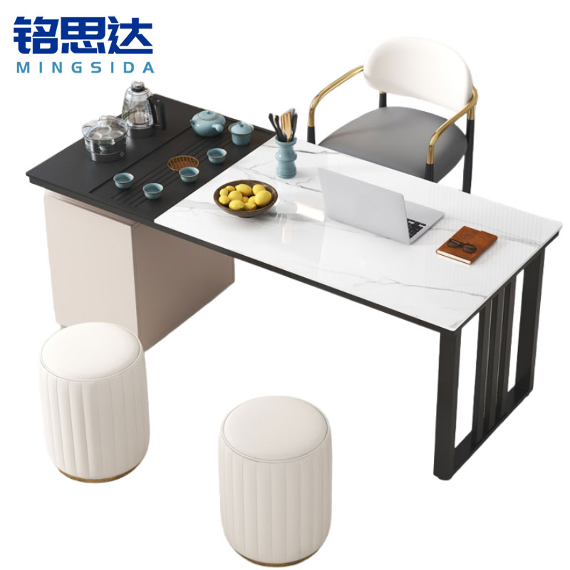 铭思达茶桌 1.3米3椅套
