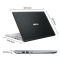 华硕(ASUS) 灵耀S 2代 S4300UN 14.0英寸游戏微边超轻薄本笔记本电脑(四核i7-8565 8G 1T+256GB固态2G独显)（消光灰）定制
