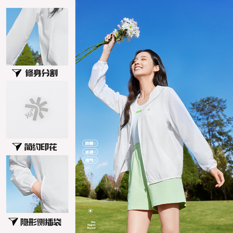 小树荫丨361°防晒衣女薄款冰丝遮热防紫外线运动外套防晒服高清大图