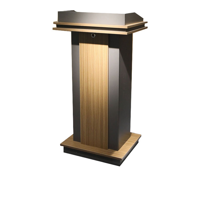 质凡公家具演讲台学校教师讲台前台接待桌迎宾台 演讲台 演讲台