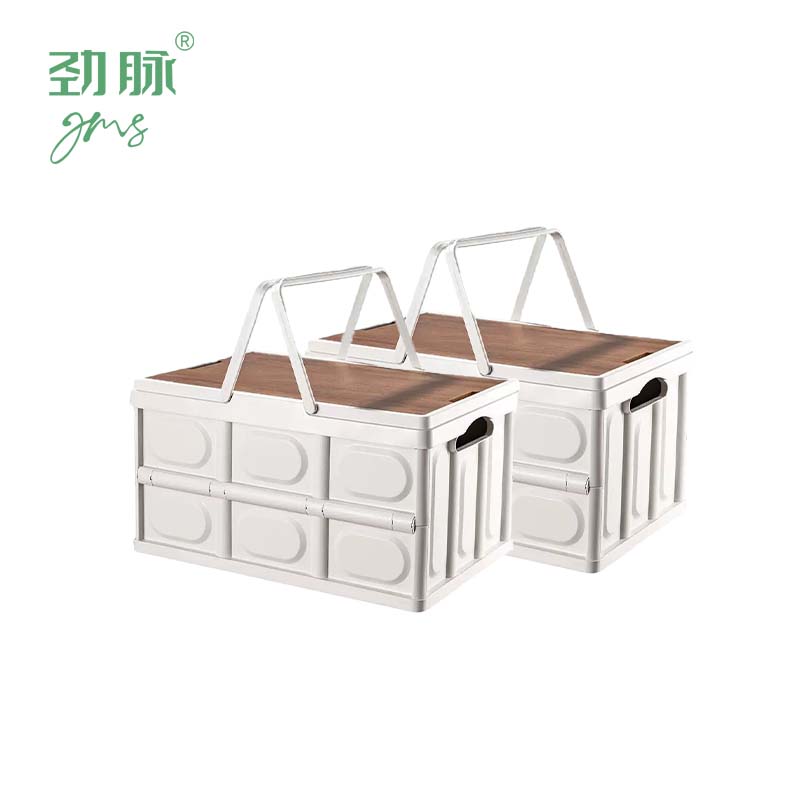 劲脉 折叠收纳箱 白色-42*29*23CM 个高清大图