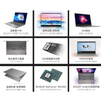 联想(Lenovo)小新Air15 2019款 15.6英寸超极本轻薄本 十代i7-10510U 12GB 1TB固态 MX250 2G独显 指纹背光 高色域 商务游戏笔记本电脑
