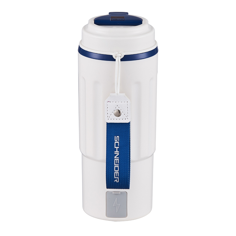 施耐德(Schneider) 智能款电热水杯 SWK-XRL03 月光白 0.4L高清大图