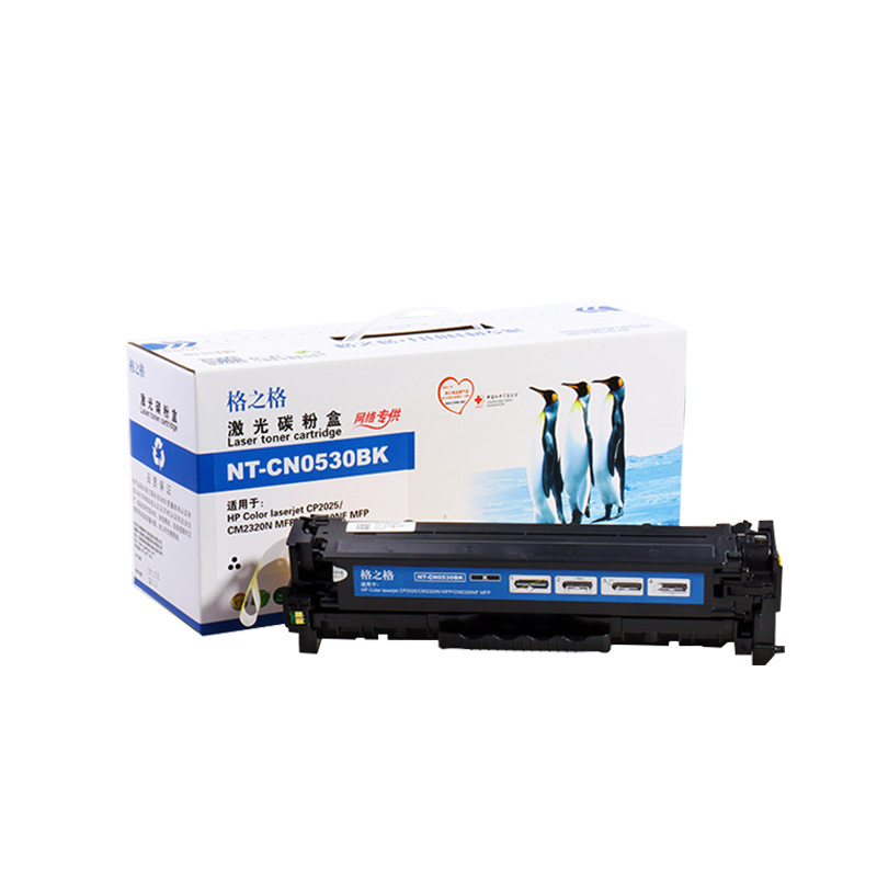 格之格G&GNT-CN0530BK 黑色硒鼓CC530A 适用于HP CP2025/CM2320n/CP2020墨粉盒高清大图