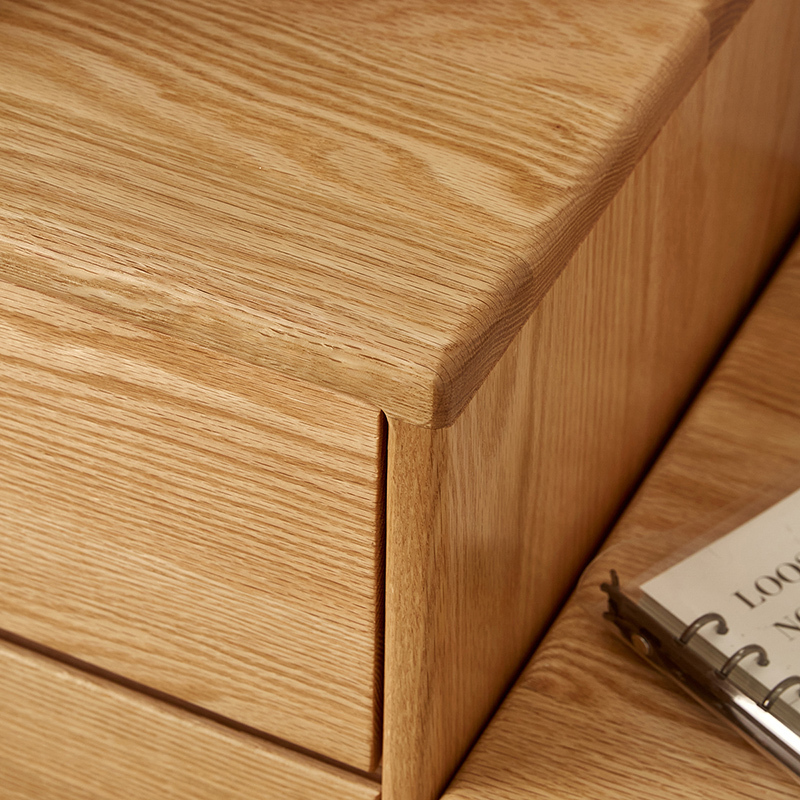 全友家居实木斗柜组合卧室床头柜客厅沙发边柜窄缝收纳多用柜子高清大图