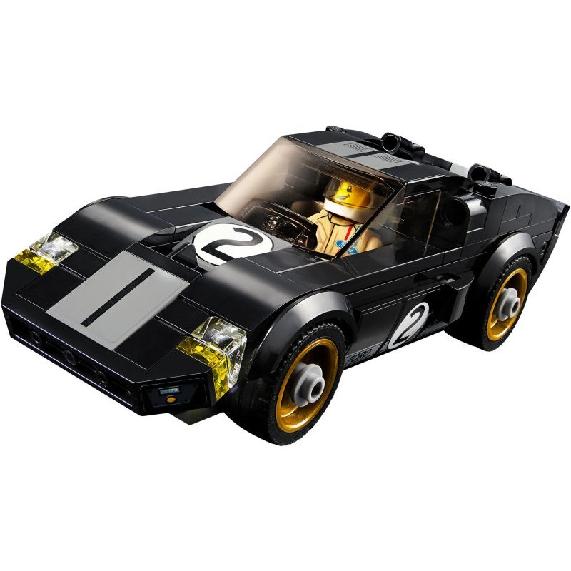 乐高(LEGO)超级赛车系列 跑车 (75881福特1966GT40)366块儿童积木塑料玩具 7-14岁 200块以上