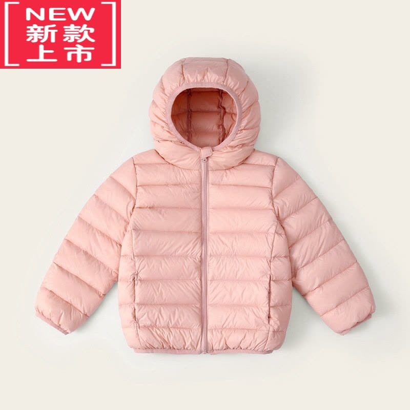 可莉允反季清 儿童90马卡龙色系轻薄款羽绒服-7273宝宝棉服衣服图片