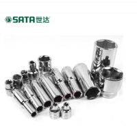 世达工具10MM6角套筒头加长套筒头汽车维修套管扳手风炮-08 12407(14mm)