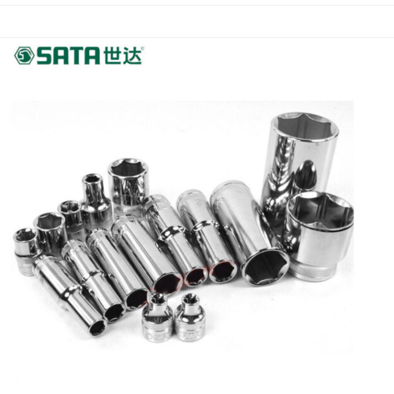 世达工具10MM6角套筒头加长套筒头汽车维修套管扳手风炮-08 12407(14mm)