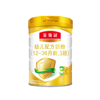 伊利金领冠幼儿配方奶粉3段（1-3周岁幼儿适用）900g克罐装