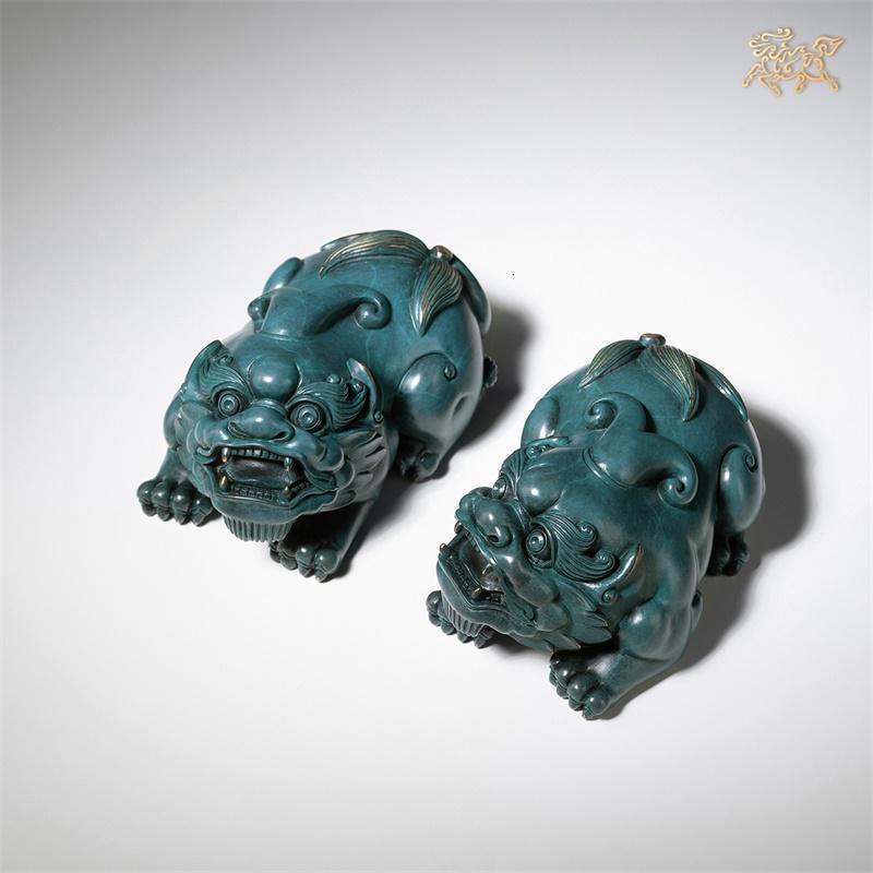 全铜摆件《貔貅之财源滚滚（一对）》铜工艺品家居饰品_924