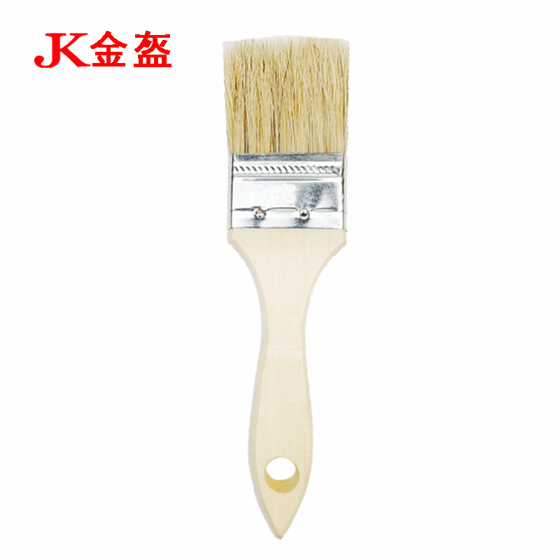 金盔纯猪鬃毛油漆刷毛刷2寸/把高清大图