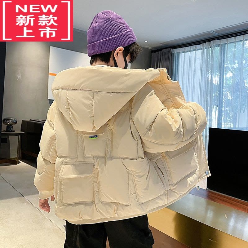 可莉允男童棉服2022新款童装中大童儿童加厚外套冬季棉袄男孩洋气棉衣潮图片