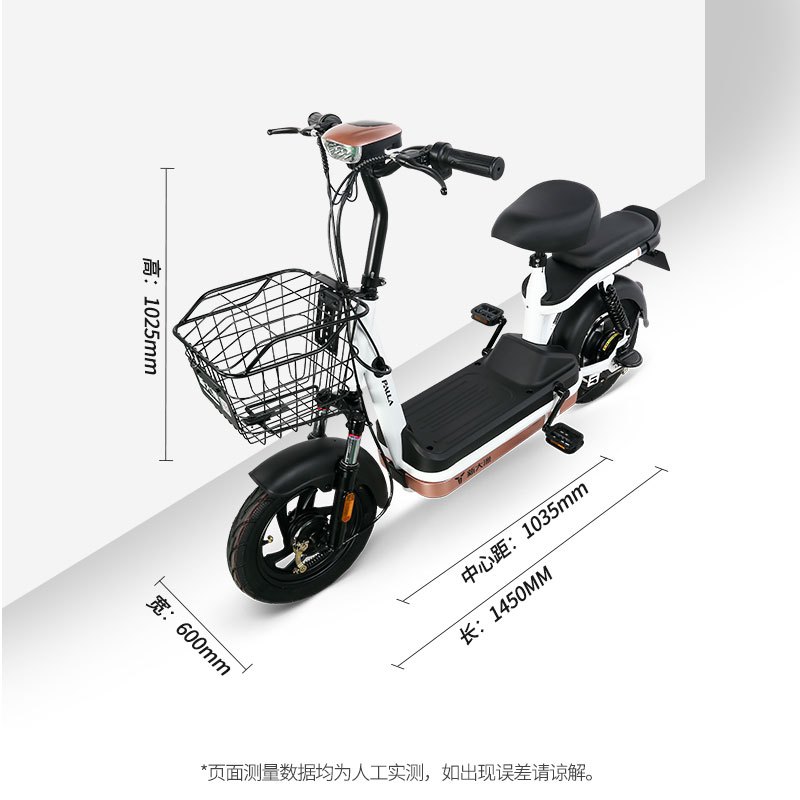 新大洲PALLA电动车 3C新国标48V成人电瓶车代步车电动自行车 K4