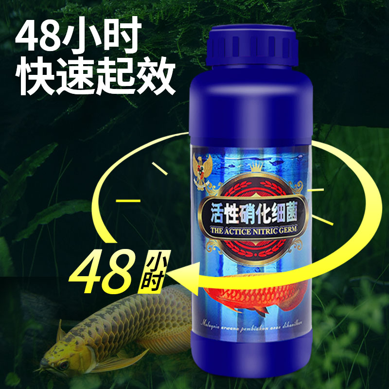硝化细菌细菌鱼缸净水剂鱼缸水质净化剂硝化菌养鱼水族用品高清大图