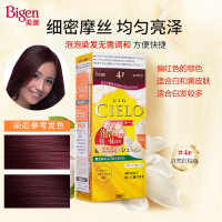 宣若(CIELO)染发摩丝 4P自然红棕(日本进口染发剂 健康遮盖白发染发泡沫染发霜)
