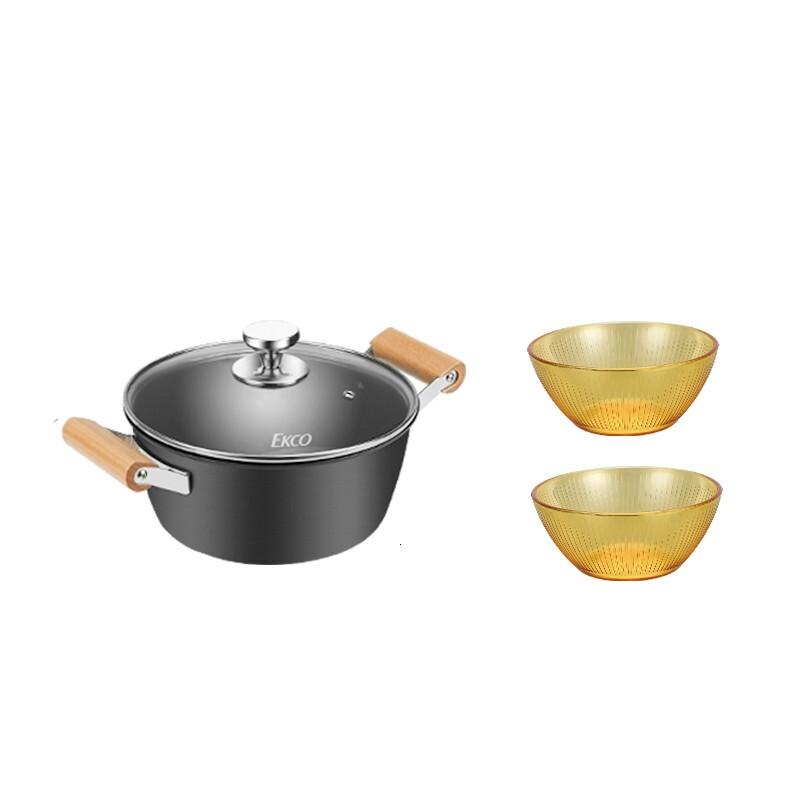康宁极之铁锅具EKCO极之铁汤锅+餐具2件套高清大图