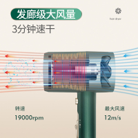 奥克斯(AUX)吹风机1800W家用大功率 负离子恒温护发吹风筒速干低噪音 一键冷热风电吹风机 中国红 AH7600i