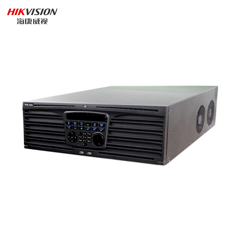 海康威视(HIKVISION)64路16盘位网络录像机DS-8864N-R16/4K高清大图