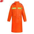 谋福（CNMF）长款环卫连体雨衣 加厚环卫反光保洁加大风衣雨披 2XL码 9661