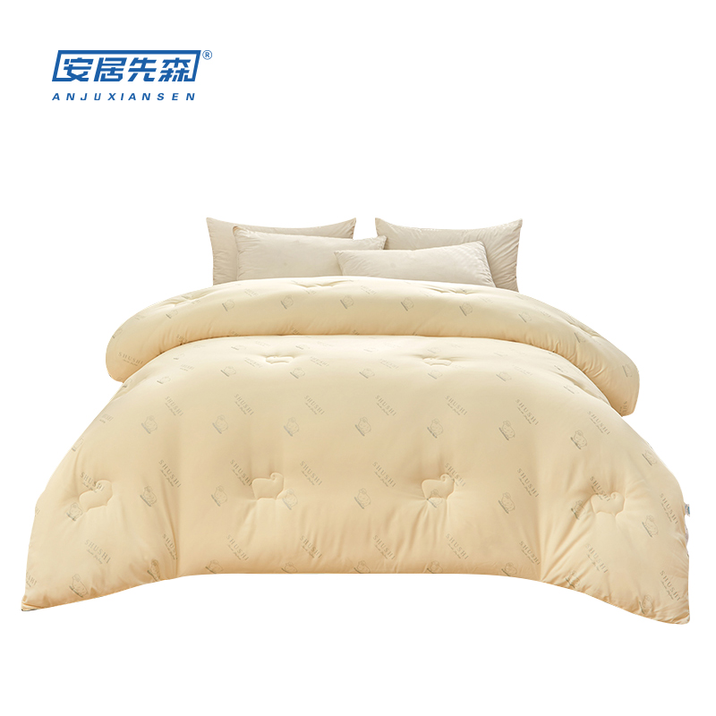 安居先森ANJU260203澳洲羊毛被A类 150*200cm 1 件/条(计价单位：条) 米黄色 米黄色 1.5*2.0m