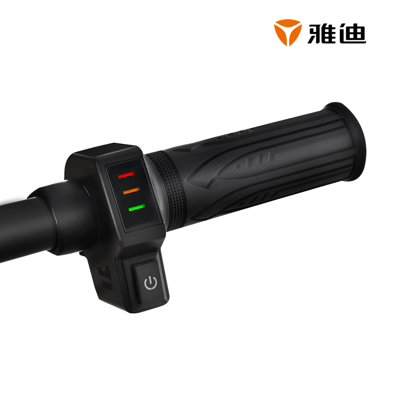 雅迪F3升级锂电折叠迷你代步电动自行车新国标3C型号TDT2203Z F3悦享版黑色