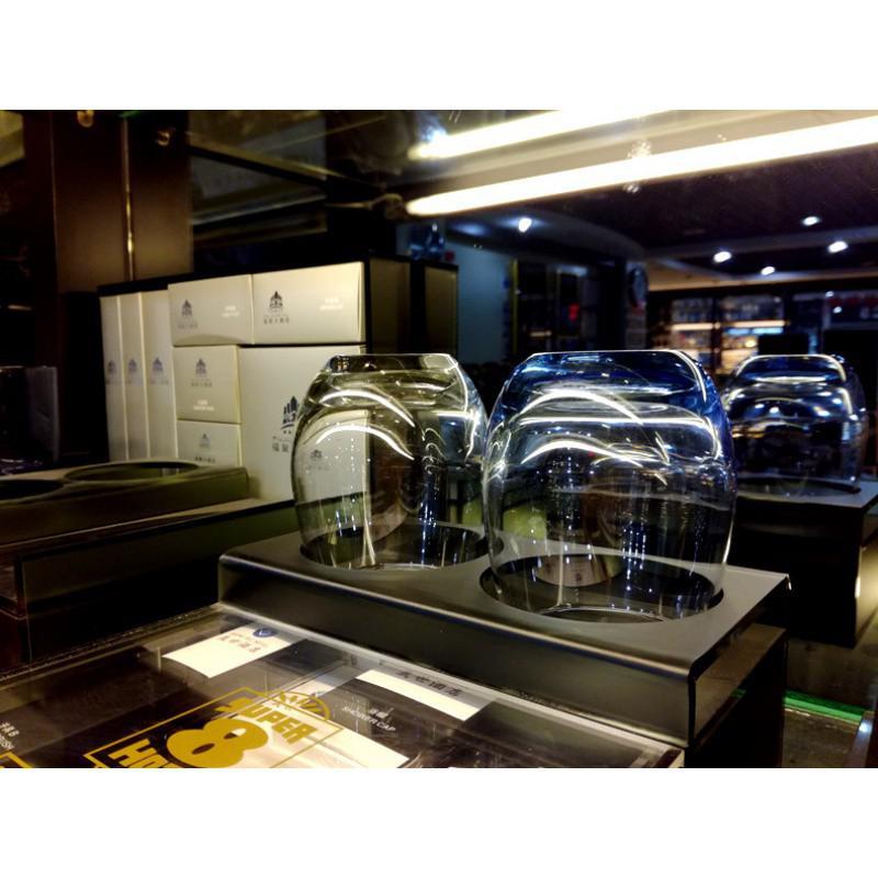 酒店玻璃漱口杯 酒店客房漱口杯 客栈漱口杯 创意刷牙杯 三维工匠 5个透明+5个冰蓝洗漱杯