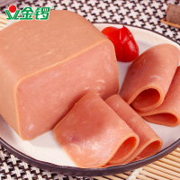 金锣 400g 午餐方腿香肠 2只装 切片早餐肠 火锅手抓饼原料