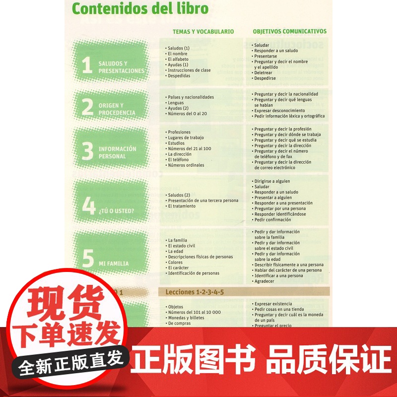 ELE现代版A1 第二版 交际西班牙语教程 适用于高校西班牙语专业 大学外语教材 正版图书籍 上海译文出版社 世纪出版高清大图
