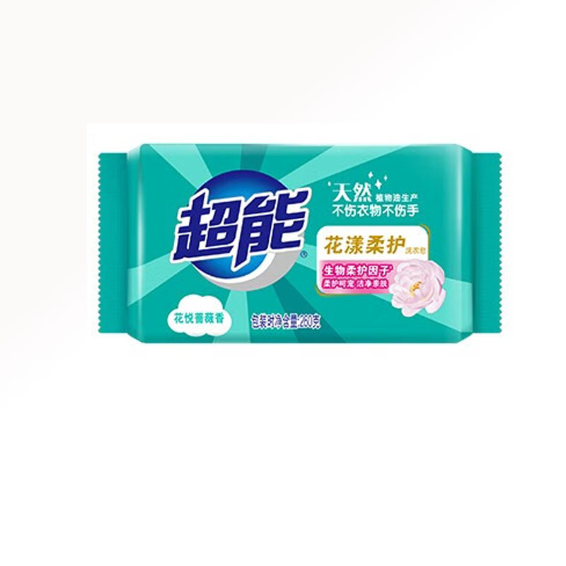 超能 花漾柔护洗衣皂*5组 260g*2