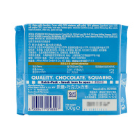 瑞特斯波德RitterSport阿尔卑斯牛奶巧克力100g/块 德国进口巧克力办公休闲零食婚庆喜糖送女友